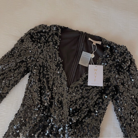Brand New - Wayf Carrie Sequined Mini Dress 🖤✨ - Picture 12 of 16